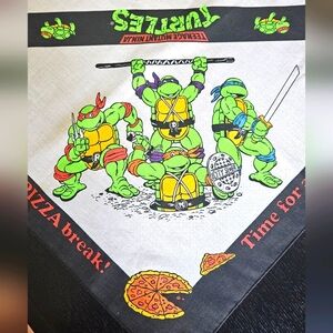 Vintage 1990 Teenage Mutant Ninja Turtles bandana